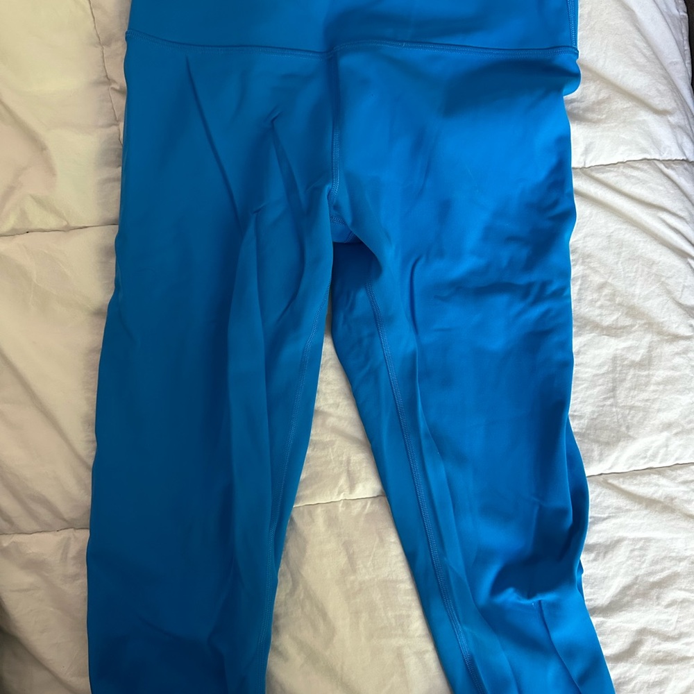 Lululemon High Rise Full TALL Blue Leggings